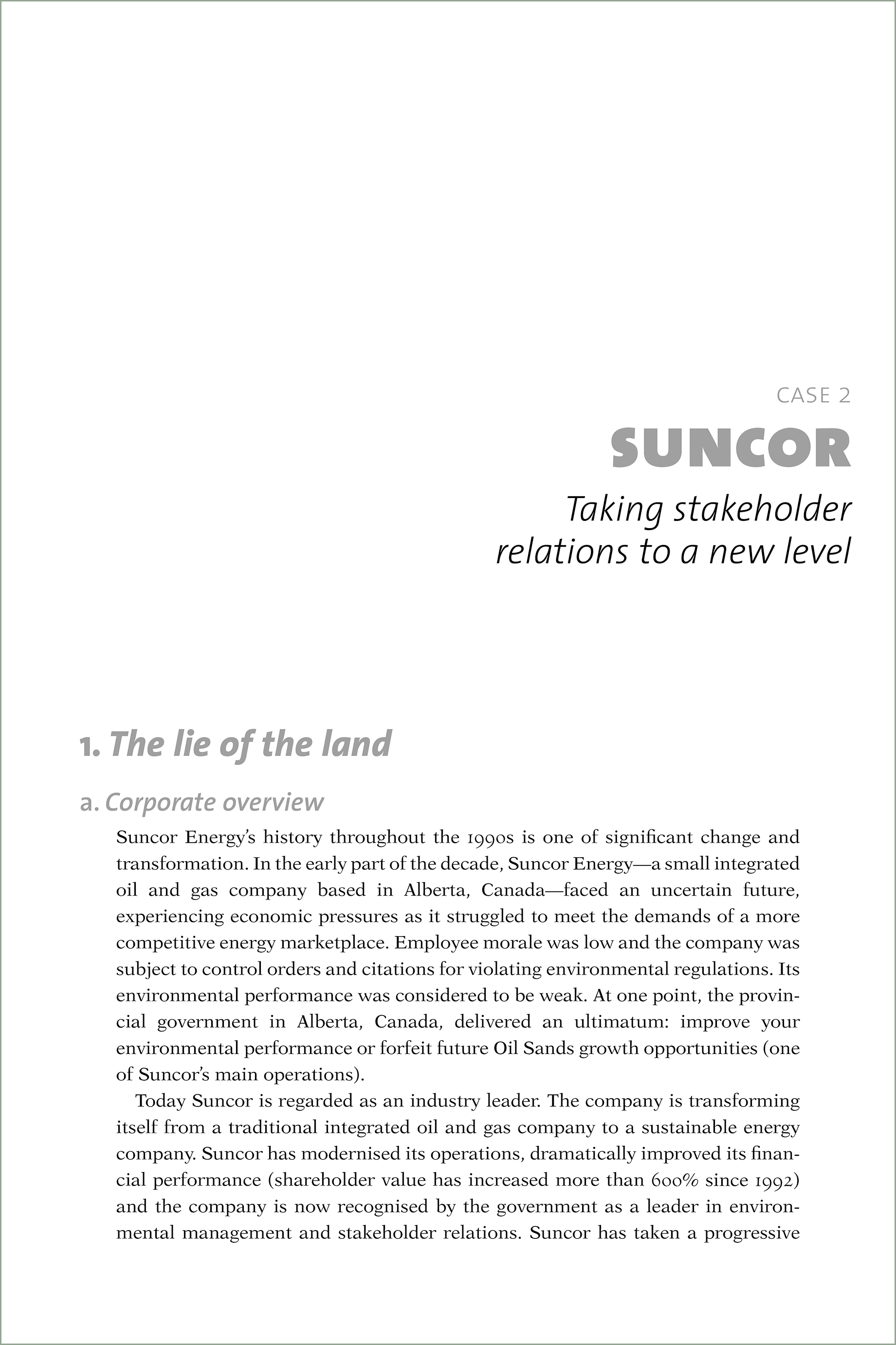 Mapping the Journey sample page